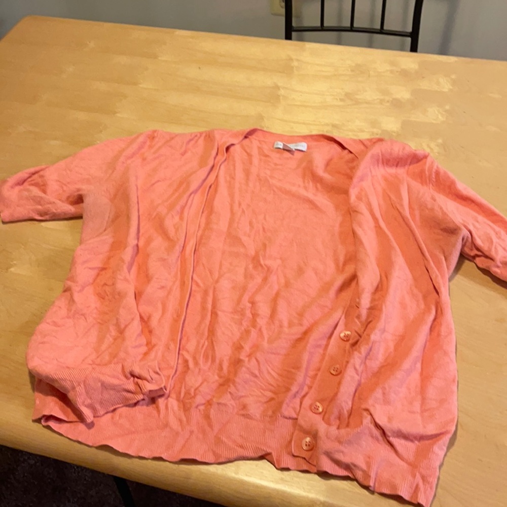 New York and company short sleeve cardigan